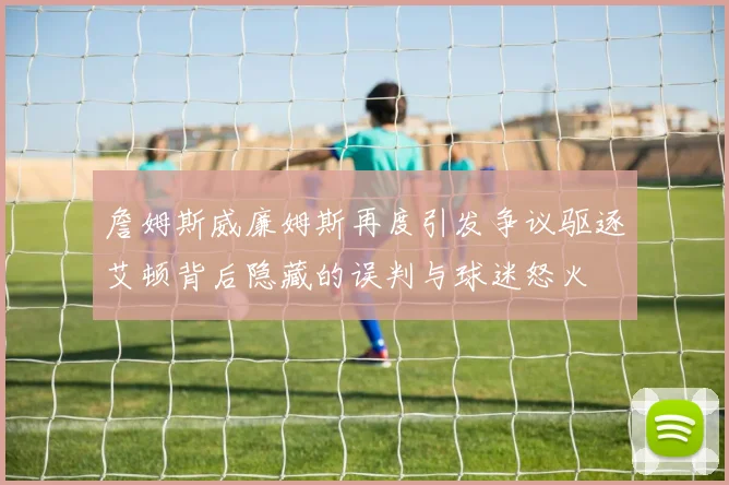 詹姆斯威廉姆斯再度引发争议驱逐艾顿背后隐藏的误判与球迷怒火